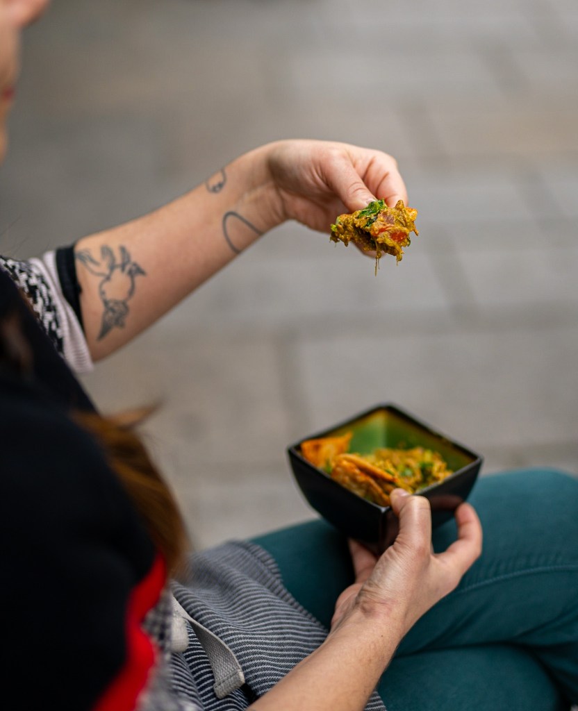 Guacamole et tortillas